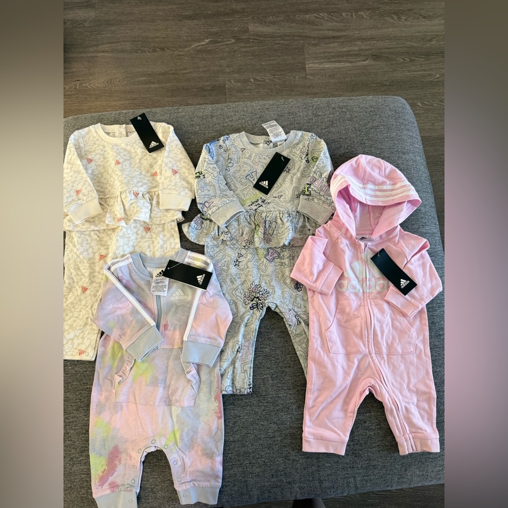 Baby girl adidas bundle